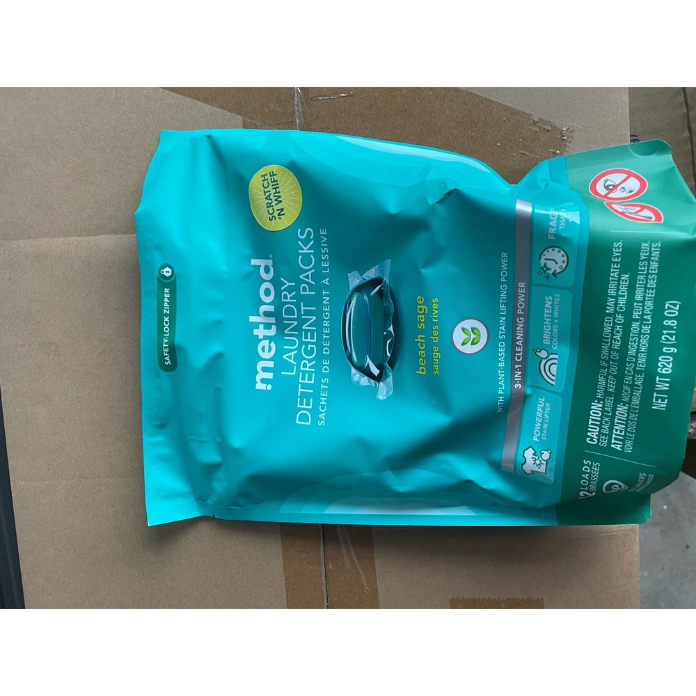 Method laundry detergent packs